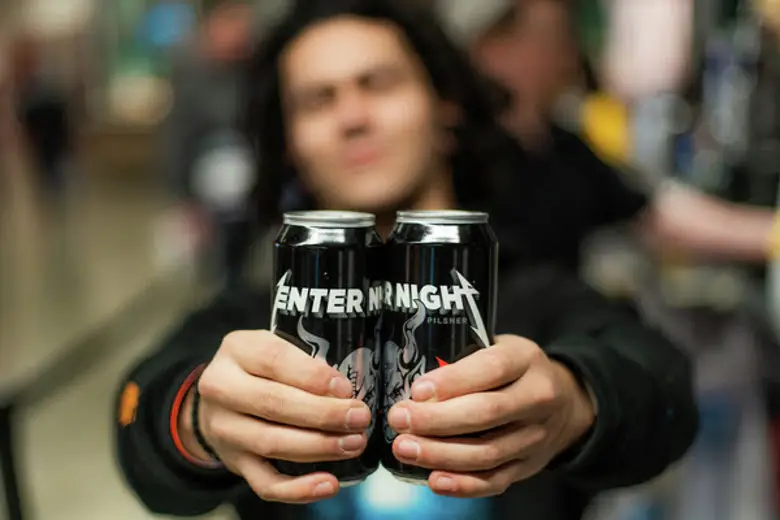 Enter Night Pilsner from Metallica & Arrogant Consortia