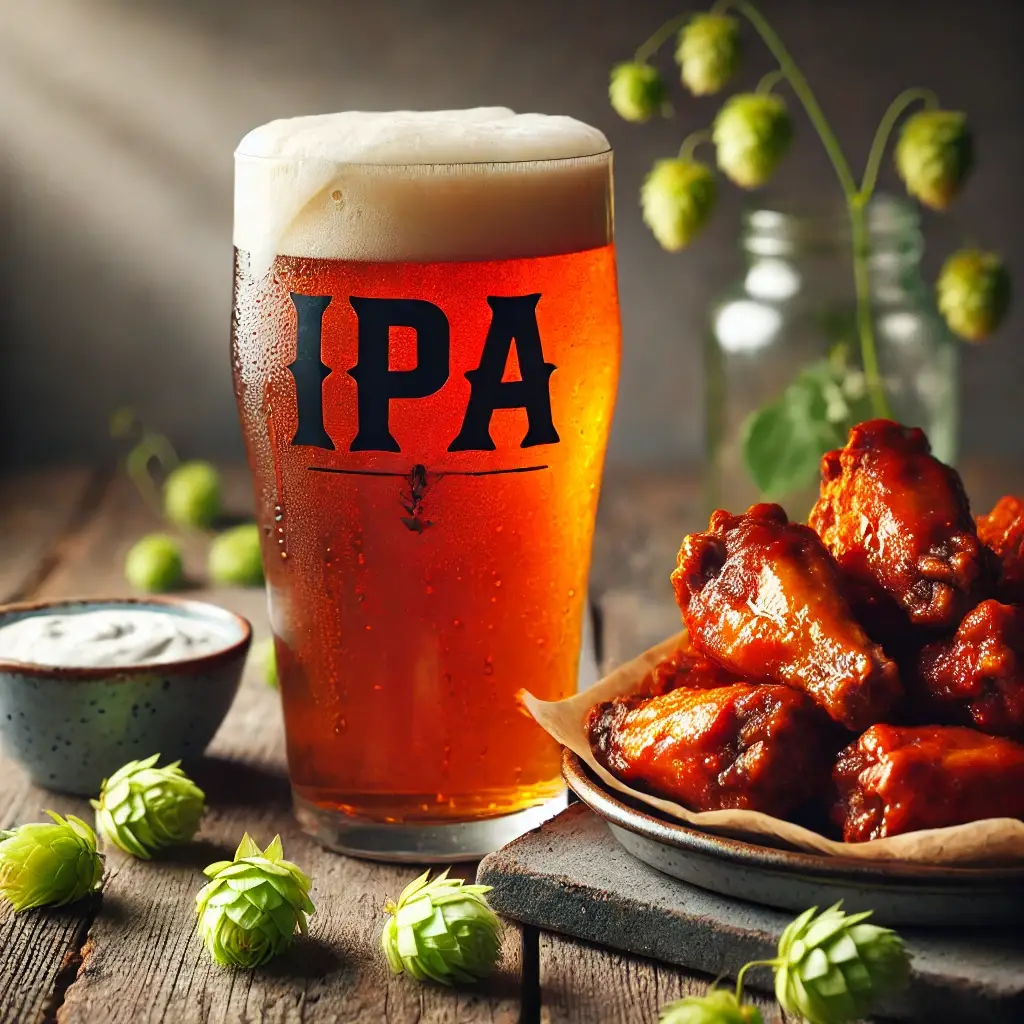 Best Craft Beer Food Pairings - IPA and wings