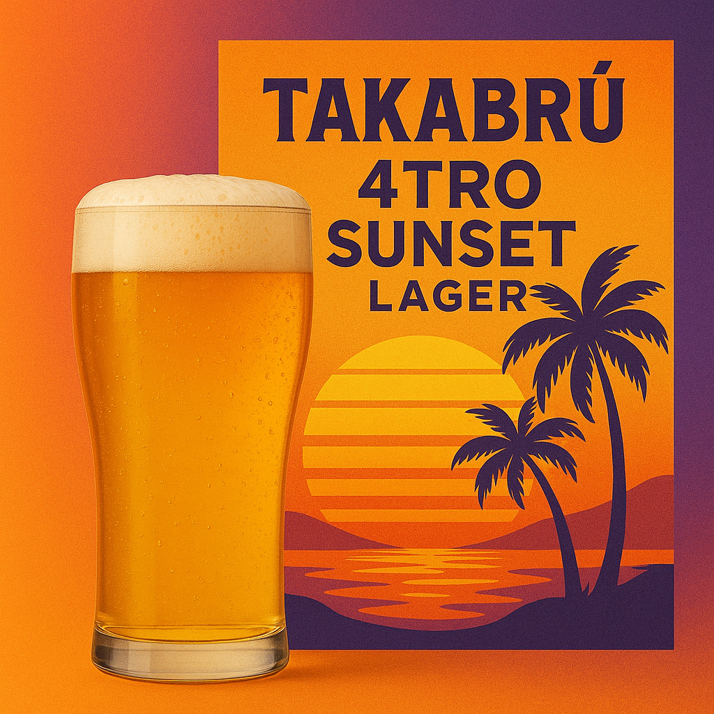 Takabru Lager Gets New Identity: Meet 4tro Sunset Lager