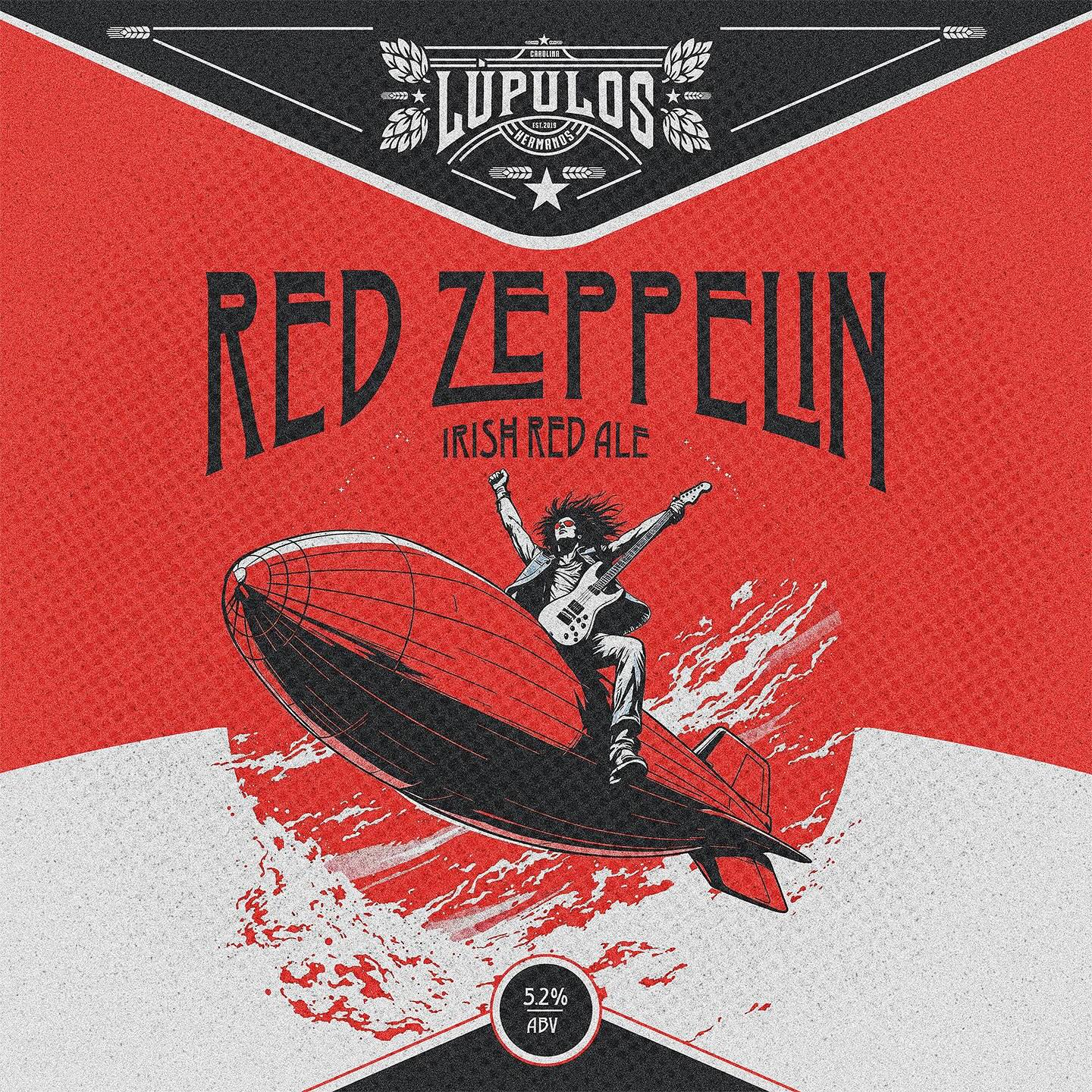New from Lúpulos Hermanos: Red Zeppelin Irish Red Ale Hits All the Right Notes