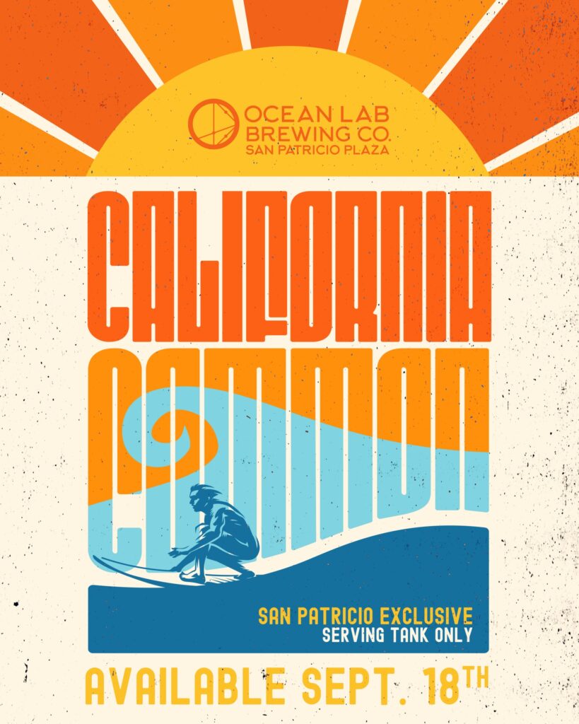 New Taproom Exclusive! Ocean Lab's California Common