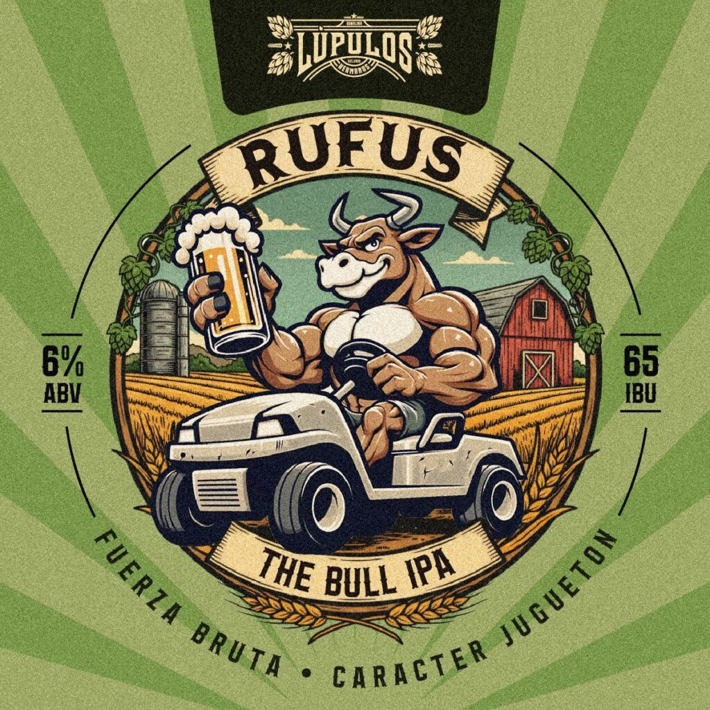 RUFUS The Bull IPA: Bold Hops and Big Personality