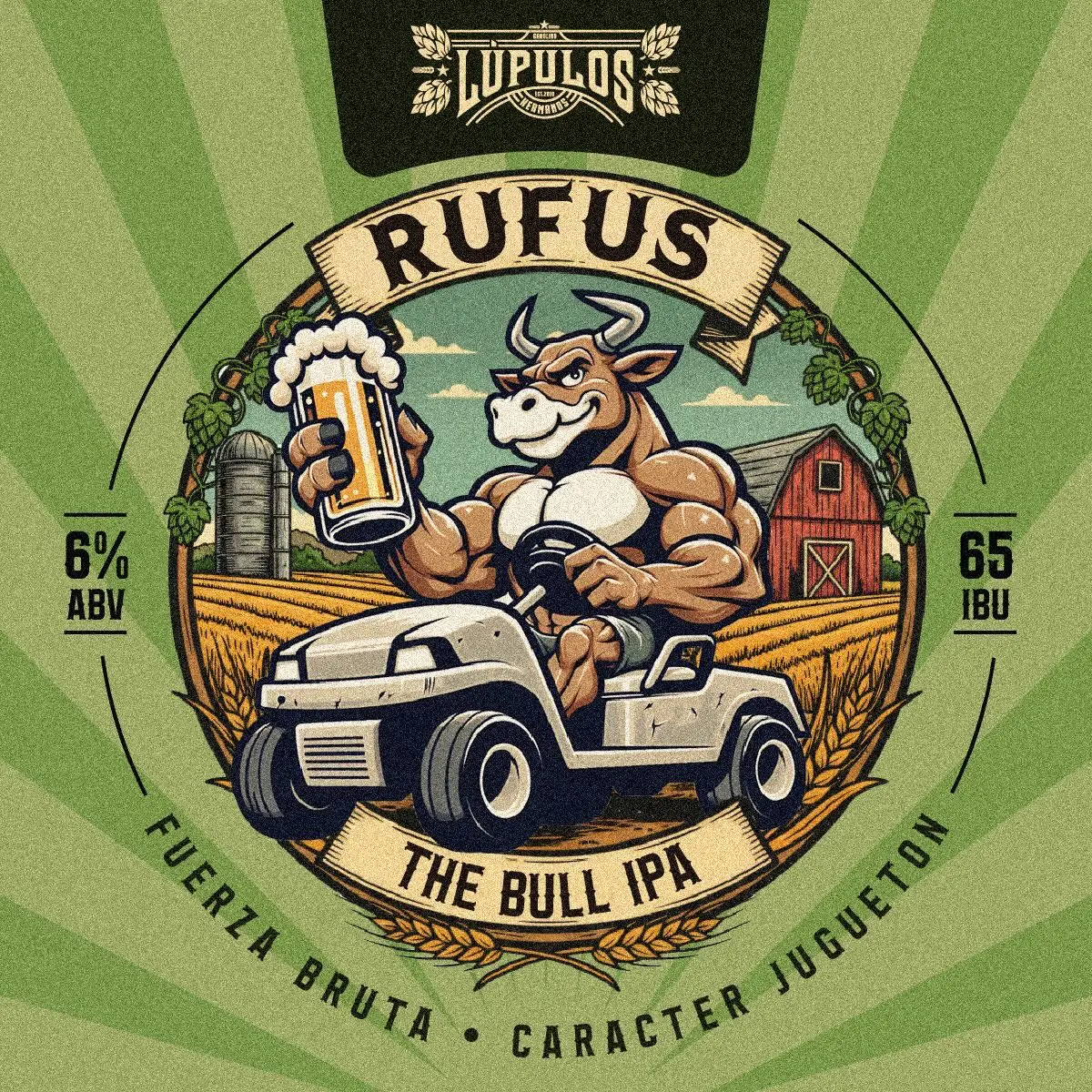 RUFUS The Bull IPA: Bold Hops and Big Personality