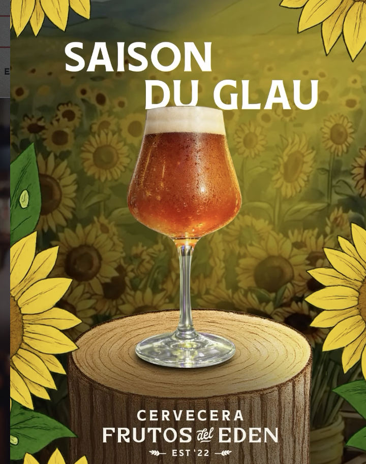 Saison du Glau Pouring for a Limited Time Only