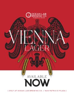 Now Pouring at Ocean Lab San Patricio: Ocean Vienna Lager