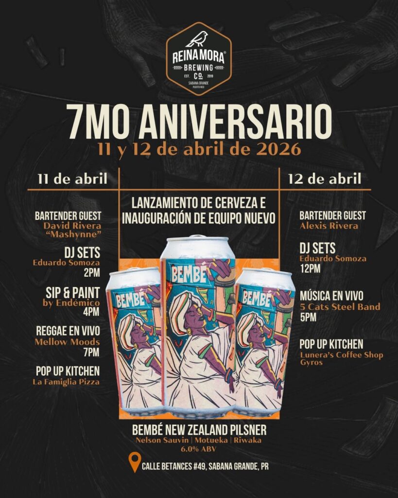 Reina Mora Brewing 7th Anniversary: Time To Level Up