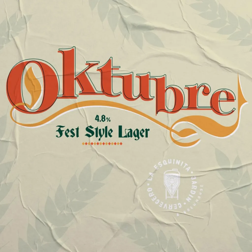 Oktubre Fest Style Lager Is Now Pouring at La Esquinita